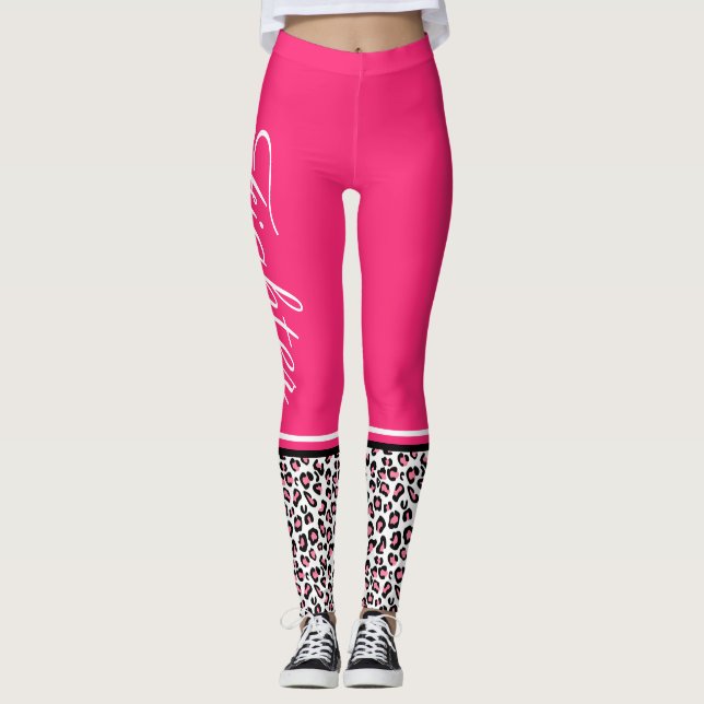 Leggings Combatiente del leopardo (Anverso)