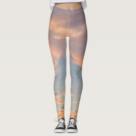 LEGGINGS COMBINACIÓN DE COLOR DEL CIELO