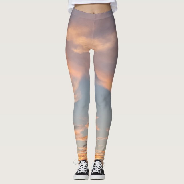 LEGGINGS COMBINACIÓN DE COLOR DEL CIELO (Anverso)