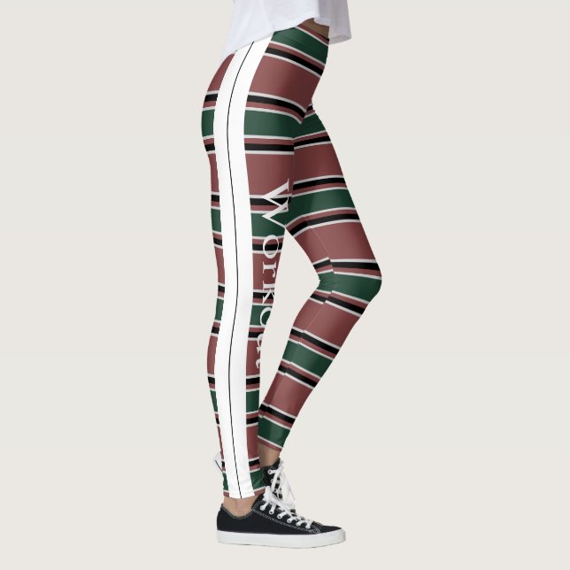 Leggings Combinación de diseño retro y moderno (Derecha)