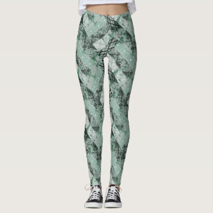 Leggings Combinado, étnico, africano