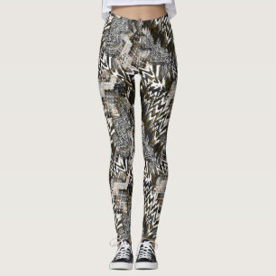 Leggings Combinado, étnico, africano.