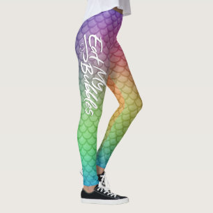 Leggings "Come My Bubbles" El arcoiris escala vida de baño