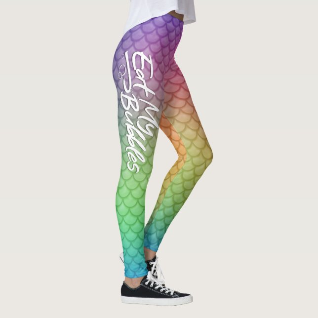 Leggings "Come My Bubbles" El arcoiris escala vida de baño (Derecha)