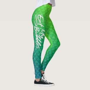 Leggings "Come My Bubbles" Escalas verdes/Verde azuladas Sw