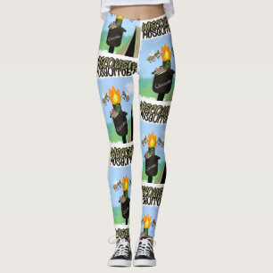 Leggings Cómic de Mosquitos de Wisconsin - Acampada por Tik