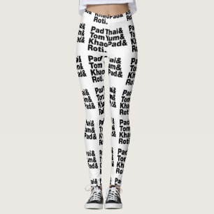 Leggings Comida callejera tailandesa
