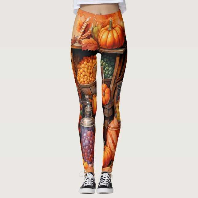Leggings Comida de Halloween para fiesta temática  (Anverso)