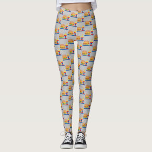 Leggings Comida de hamburguesas