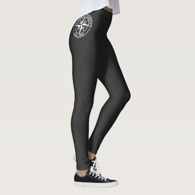 Leggings Compass star monogram personalizable emblem (Derecha)