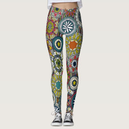 Leggings compatriota del festival mandala cirque
