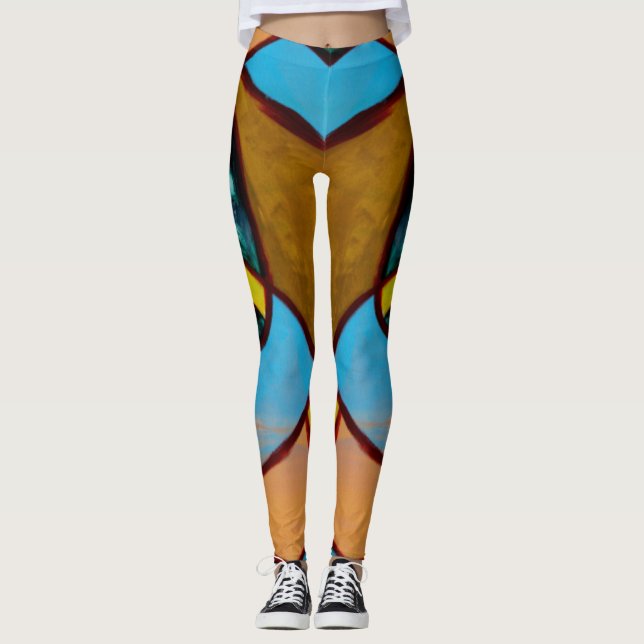 Leggings Composición nº 8 de Michael Moffa (Anverso)