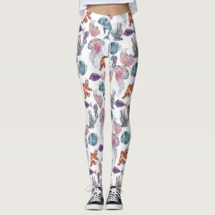 Leggings Composición Subacuática de Acuarela Serie Diseño 2