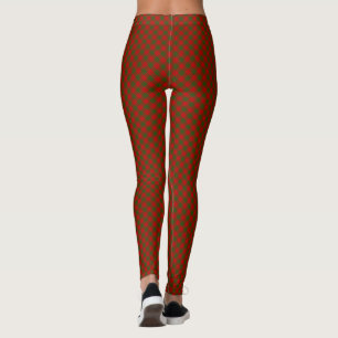 Leggings Comyn tartan red green plon