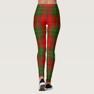 Leggings Comyn tartan red green plon