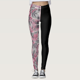 Leggings Con amor. Tartan Leggings.