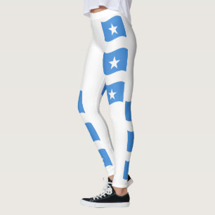 Leggings con bandera de Somalia costera de verano