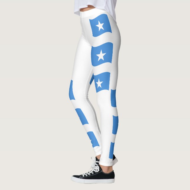 Leggings con bandera de Somalia costera de verano  (Izquierda)