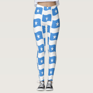 Leggings con bandera de Somalia costera de verano 