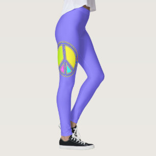 Leggings Con Colores Llenos Signo de PAZ 1