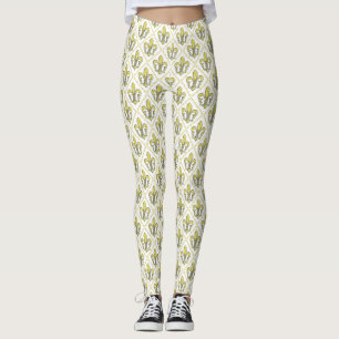 Leggings con diseño elegante de Flor de Lis