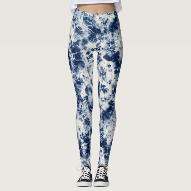 Leggings con efecto mármol teñido (Anverso)