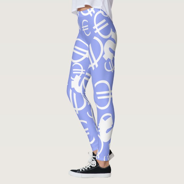 Leggings con estampado de dólares euro de dinero i (Izquierda)