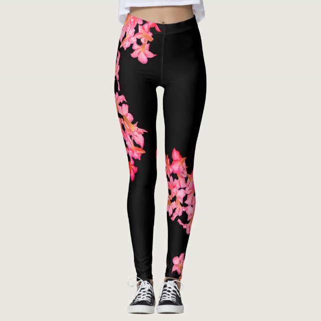 Leggings con estampado de flores de lily Kudu dive (Anverso)