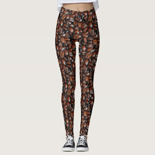 Leggings con estampado de grano de café (Anverso)