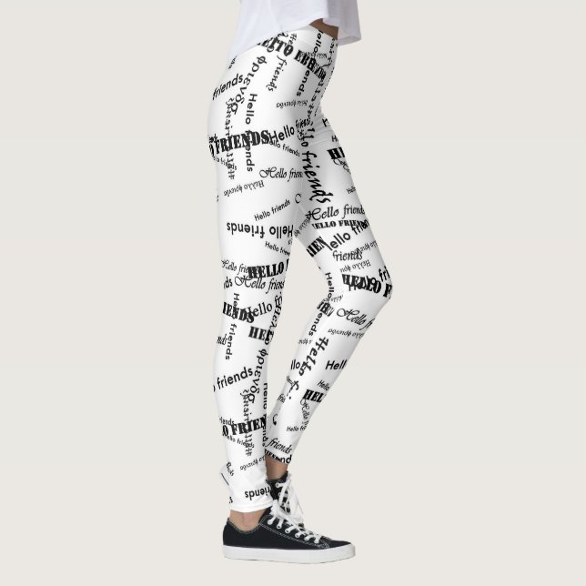 Leggings con estampado de texto SPNP (Derecha)