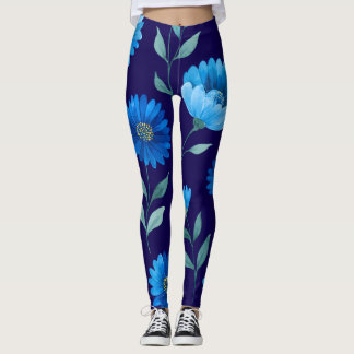 Leggings con Estampado Floral en Todo el Diseño