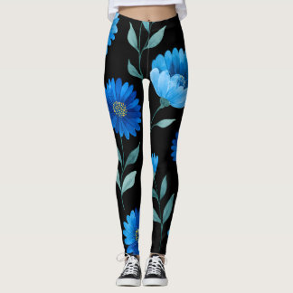 Leggings con Estampado Floral en Todo el Diseño