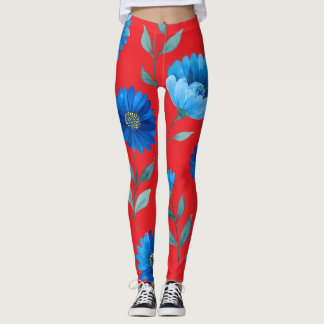Leggings con Estampado Floral en Todo el Diseño