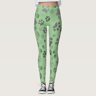 Leggings con huella de garra de dama