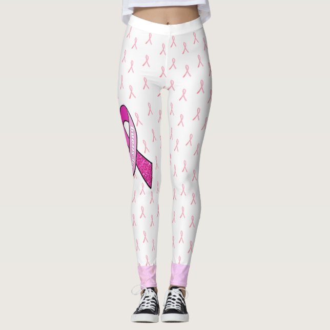 Leggings con lazo de concienciación sobre el cánce (Anverso)