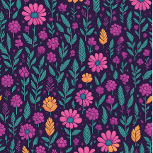 Leggings con Patrón Floral Colorido – Botánica Vib