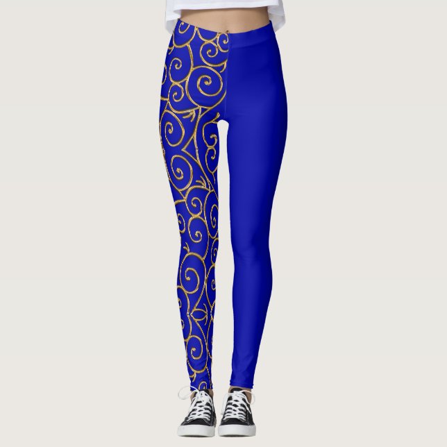 leggings con remolinos de "oro" (Anverso)
