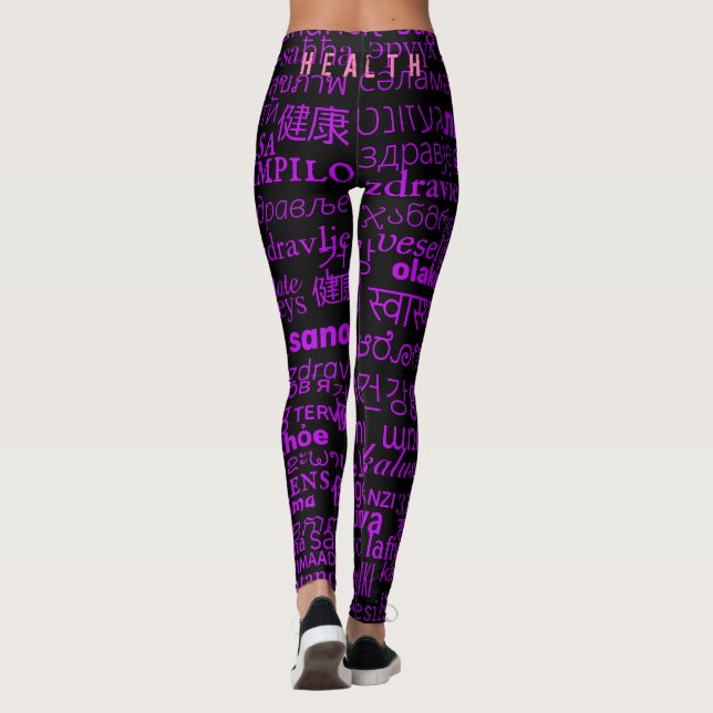 Leggings con texto SALUD (Reverso)
