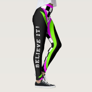 Leggings Concepto alternativo controlado Flourescent creer