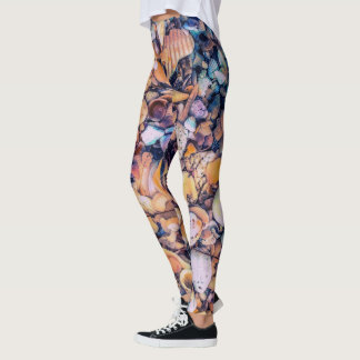 Leggings conchas marinas y guijarros