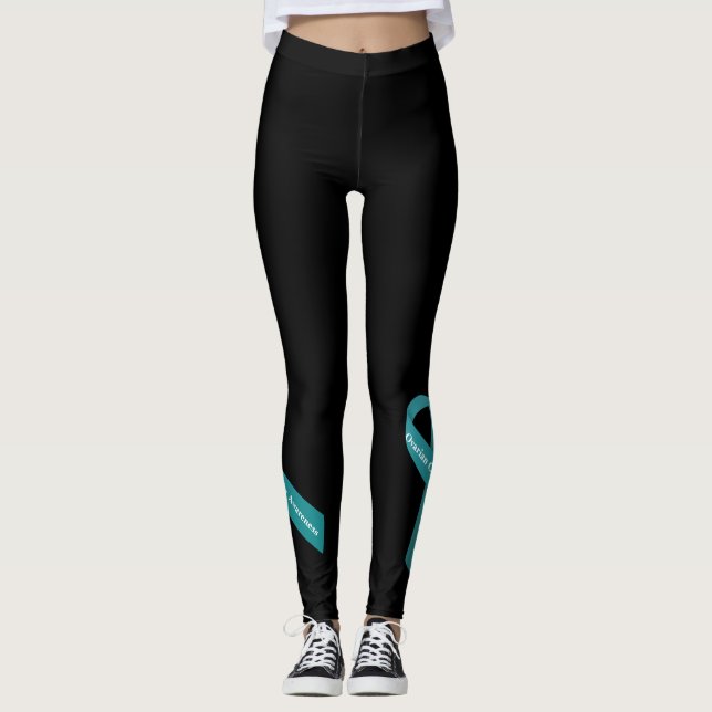 Leggings Conciencia sobre el cáncer de ovario (Anverso)
