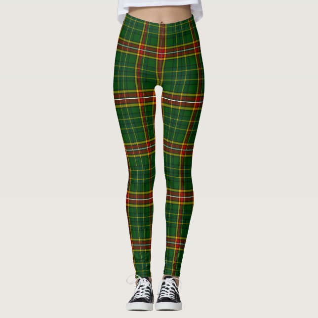 Leggings Condado Irlandés Donegal Tartan Plaid (Anverso)