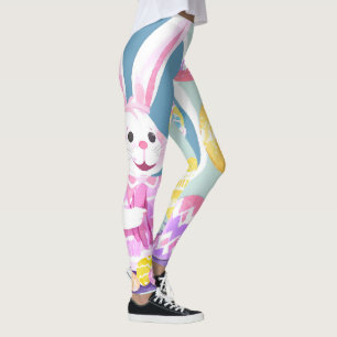 Leggings conejito con huevos de Pascua