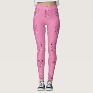 Leggings Conejito de Ascii con martini Thunder_Cove