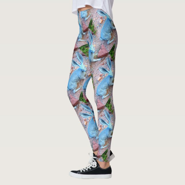 Leggings conejitos azules del jackrabbit (Izquierda)