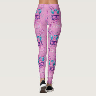 Leggings Conejo Rosa Perdido en la Música