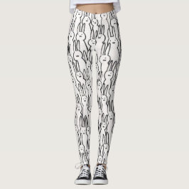 Leggings Conejos blancos lindos