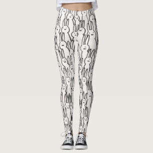 Leggings Conejos blancos lindos