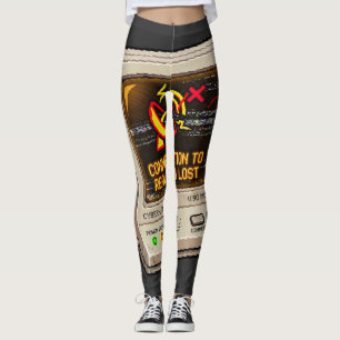 Leggings Conexión con la Realidad Perdida Humor Retro de In
