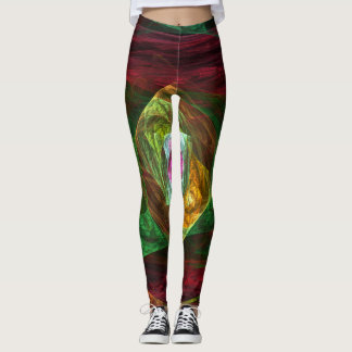 Leggings Conexiones dinámicas Resumen de arte